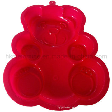 Molde de bolo de silicone em forma de urso (RS39)